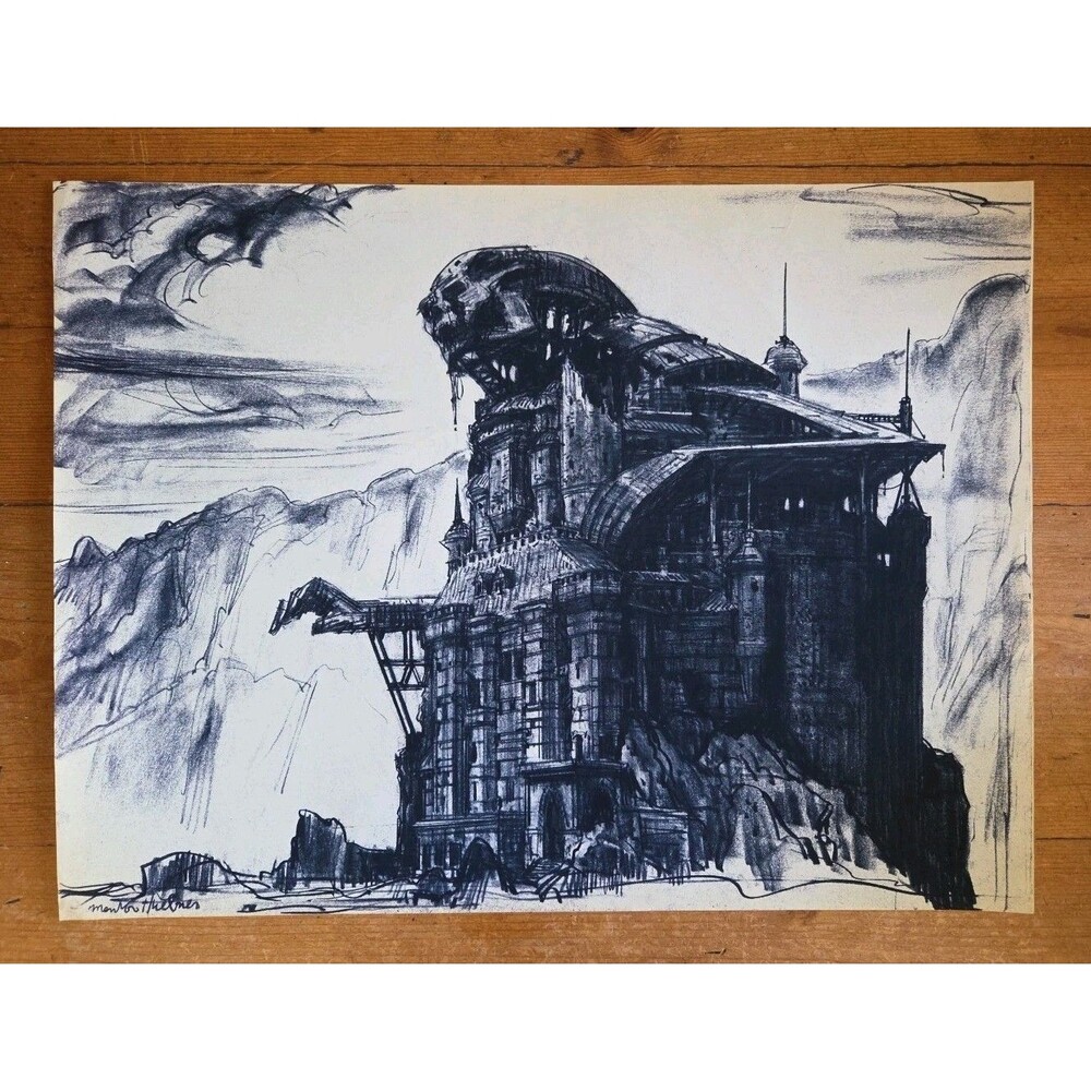 Francis Ford Coppola's Dracula's Castle Mentor Huebner Conceptual Art Photo Copy